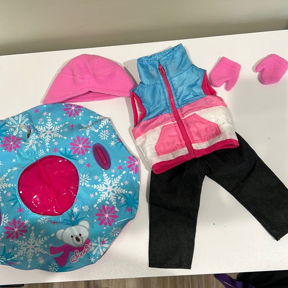Doll snow set
